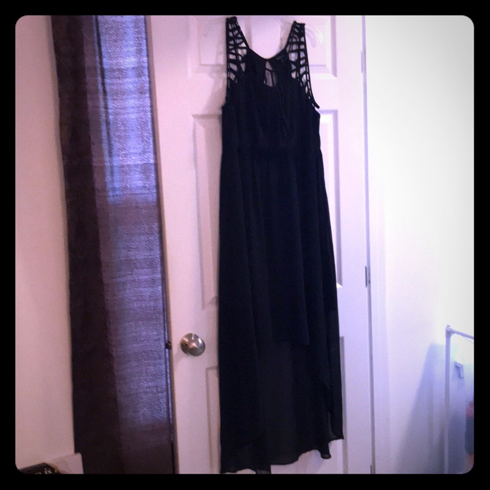 Torrid Cage front, high low dress